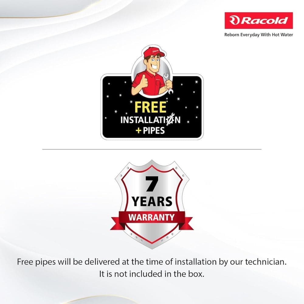 Racold 35 Ltrs Horizontal Storage Water Heater Geyser (CDR Dlx 35L-H)