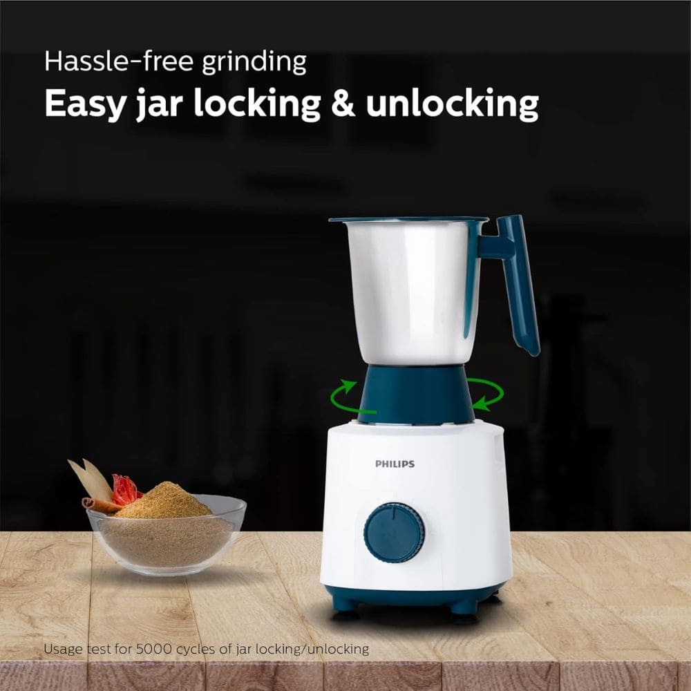 Philips 500 Watts Mixer Grinder with Jars (HL7536/00)