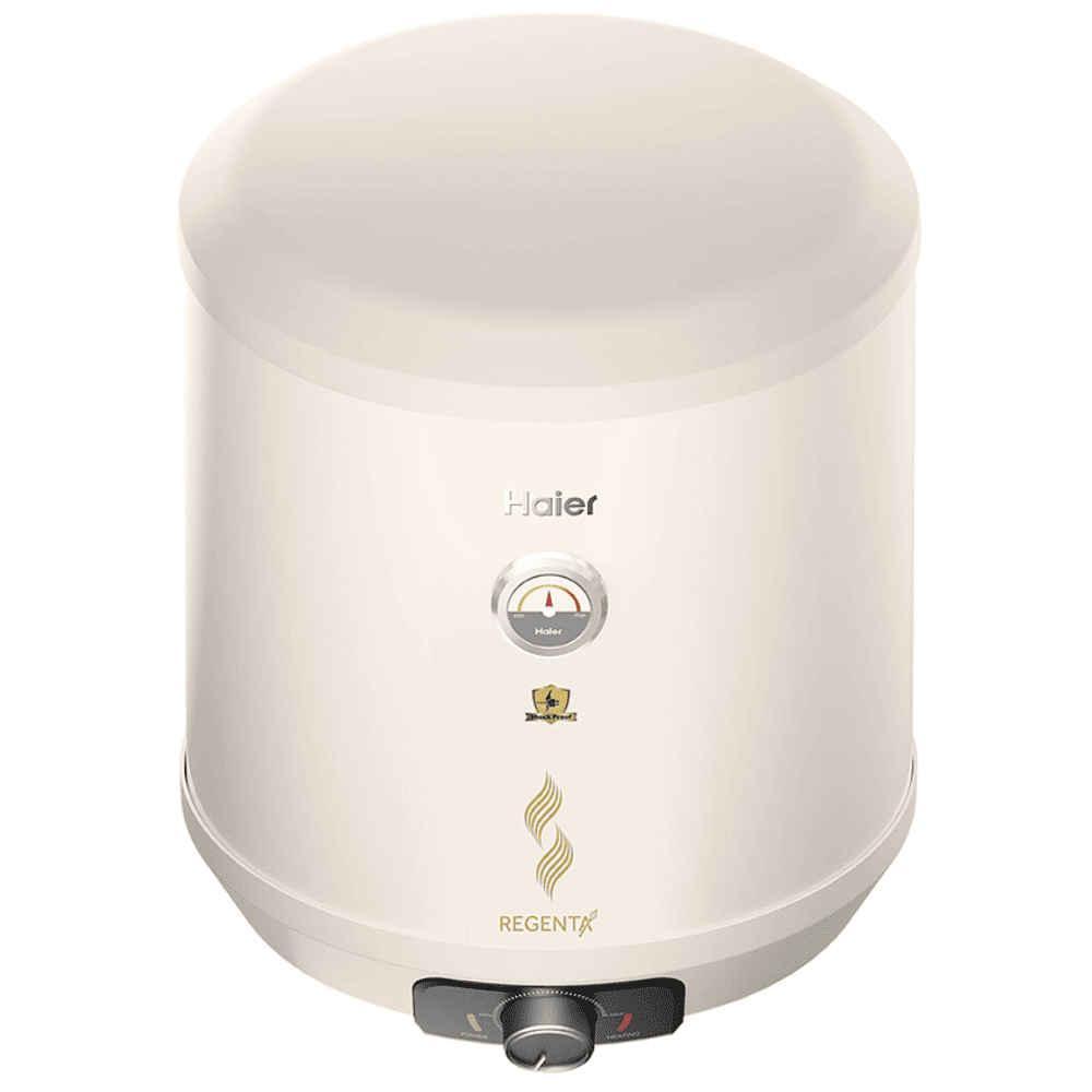 Haier 15 Ltrs Storage 5 Star Wall Mounting Water Heater Geyser (ES15V-REGENTA (I) White)