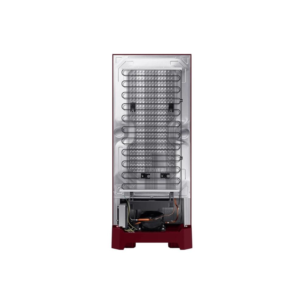 Samsung 215 Ltrs, 5 Star Digital Inverter, Direct Cool Single Door Refrigerator (RR23H2H35RZ/HLtrs, Midnight Blossom Red)
