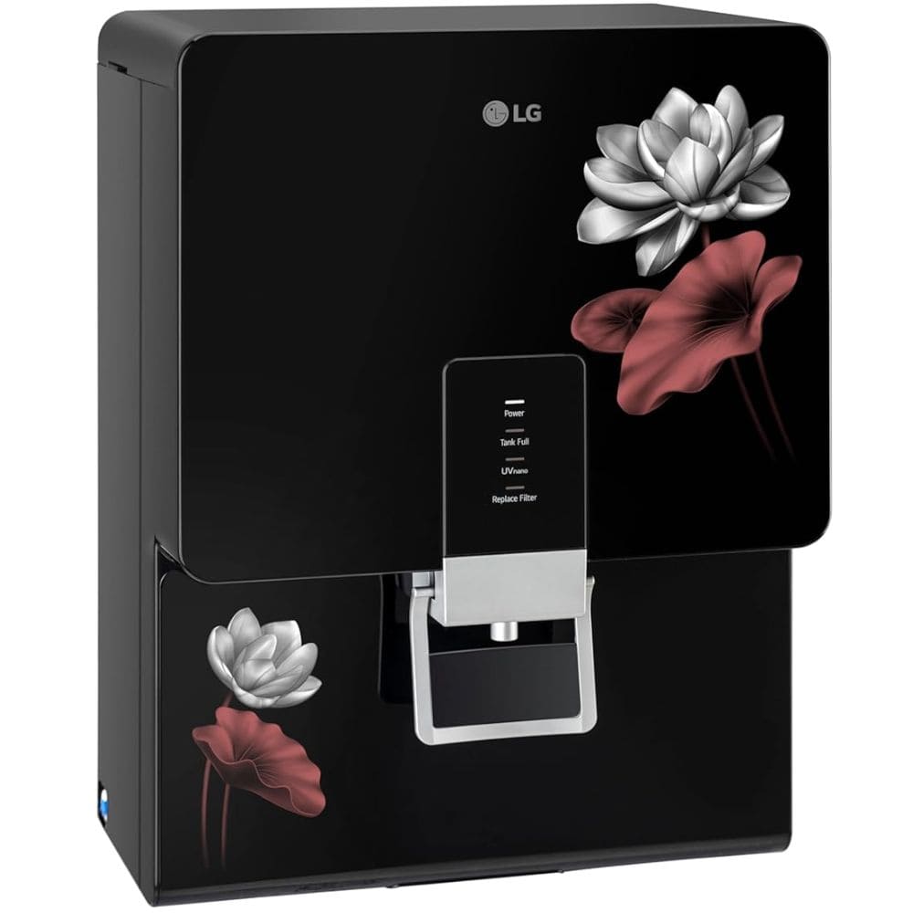 LG 8 Ltrs Storage, RO+UV+Mineral Booster Water Purifier (WW156RTTC,Black)