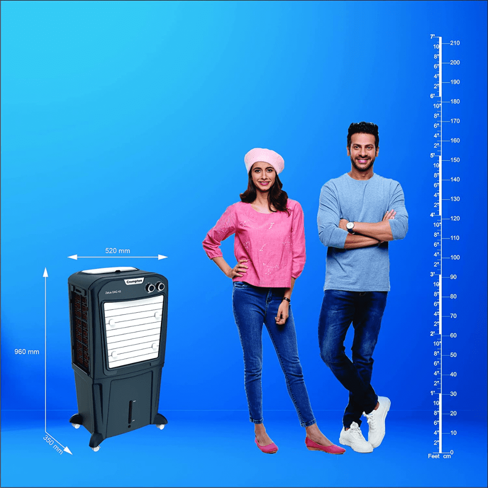 Crompton 43 Ltrs Desert Room Air Cooler (ACGC-ZELUS DAC43)