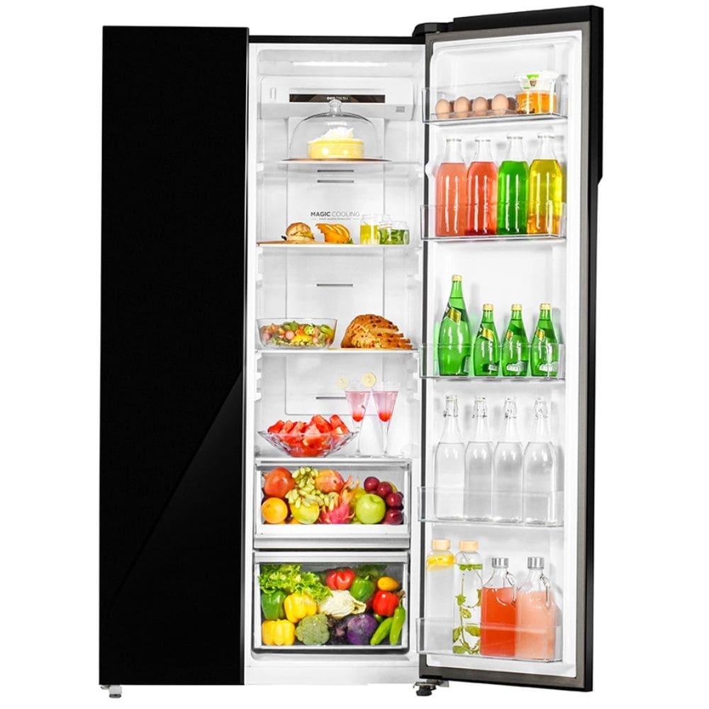 Haier 602 Ltrs 3 Star, Inverter Frost Free, Side by Side Refrigerator (HRS-682PMGU1)