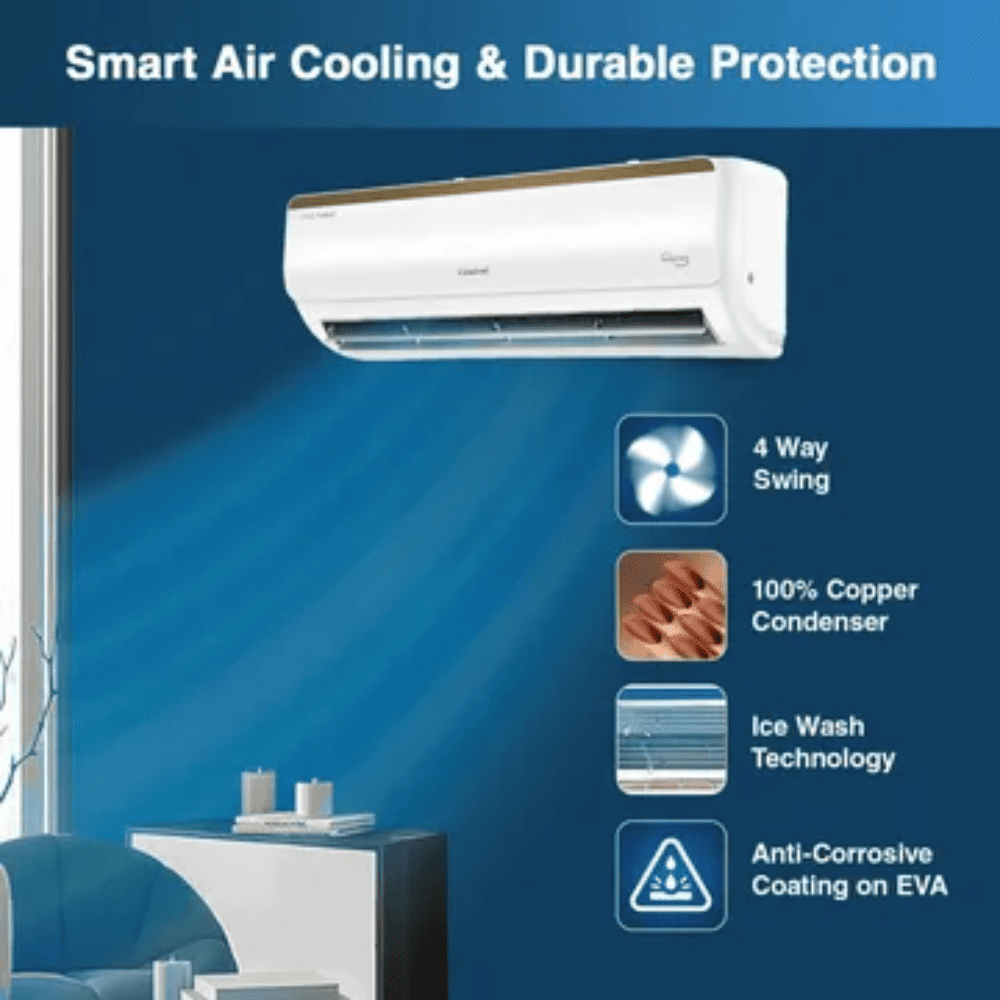 Voltas 1.5 Ton 3 star Inverter Split  Air Conditioner (Vertis AI 1.5 Tr. 3 S)