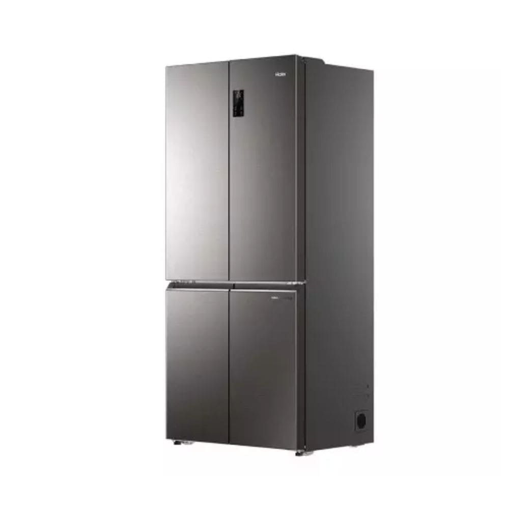 Haier 520 Ltrs, 3 Star Lumiere Frost Free Triple Inverter French Door Side by Side Refrigerator (HRB 600IS, Inox Steel)