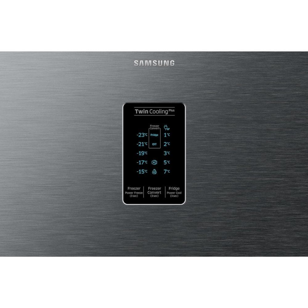 Samsung 301 Ltrs, 2 Star Convertible 5 in 1 Digital Inverter with Display Frost Free Double Door Refrigerator (RT31H4522BX/HL, Luxe Black)