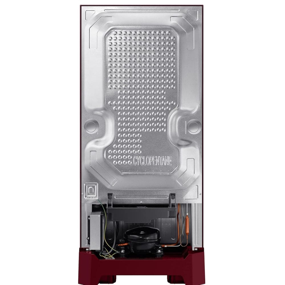 Samsung RR21C2H25RZ, 189 Ltrs Direct Cool Single Door Refrigerator, Midnight Blossom Red