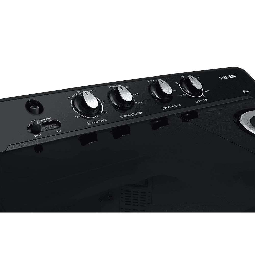 Samsung 8.5 Kg 5 Star Semi Automatic Top Loading Washing Machine (WT85B4200GD, Dark Grey)