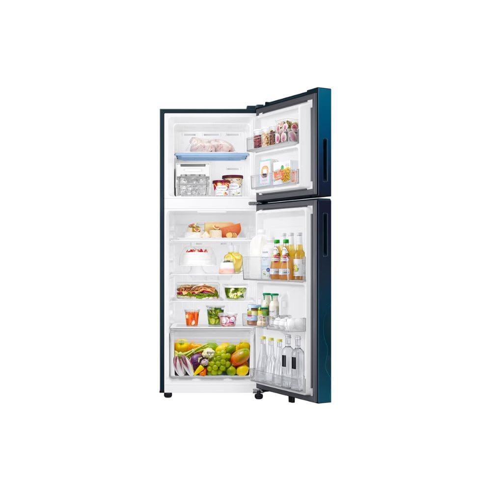 Samsung 236 Ltrs, 2 Star Digital Inverter Frost Free Double Door Refrigerator (RT40H28U2PBHL, Paradise Bloom Blue)