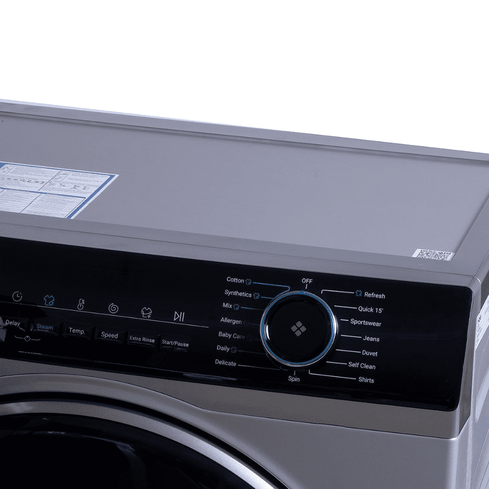 Haier 7 kg 5 Star Inverter Motor Fully Automatic Front Load Washing Machine (HW70-IM12929CS3,Silver Grey)