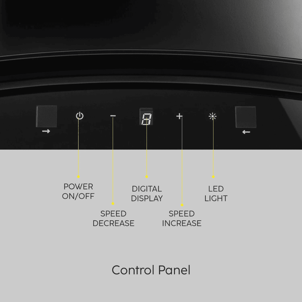 Glen 6058  BL, 90 cm 1200 m3/hr Auto Clean Wall Mounted Curved Glass Kitchen Chimney, Filterless Technology (Black)