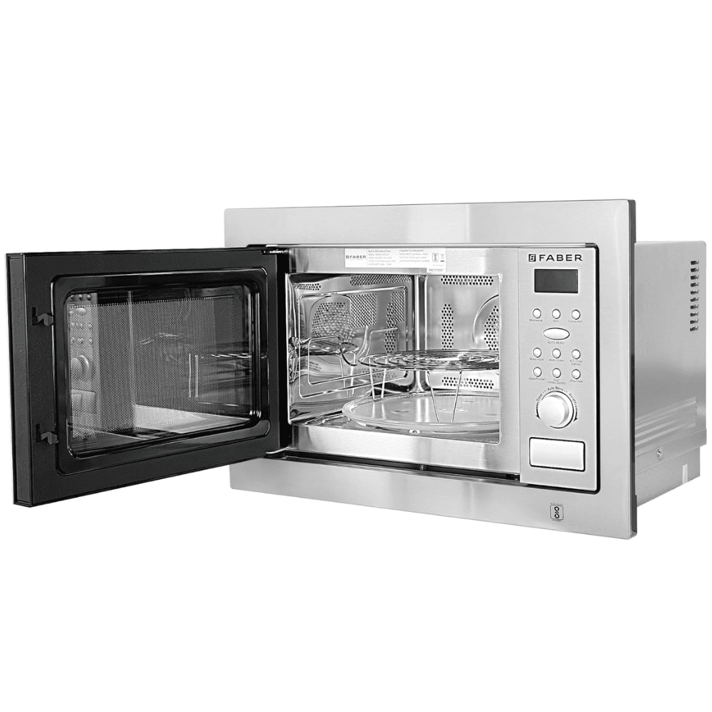 Faber 25 Ltrs Stainless Steel Convection Microwave Oven (FBIMWO 25SG,Silver)