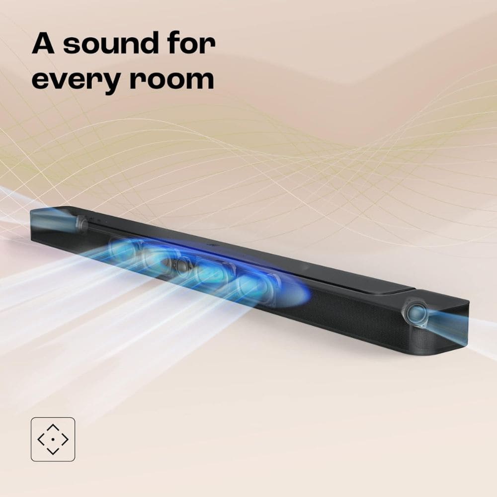 JBL 65 Watts Channel Convertible Soundbar Multimedia Speaker (JBLBAR500PROBLKIN, Black)