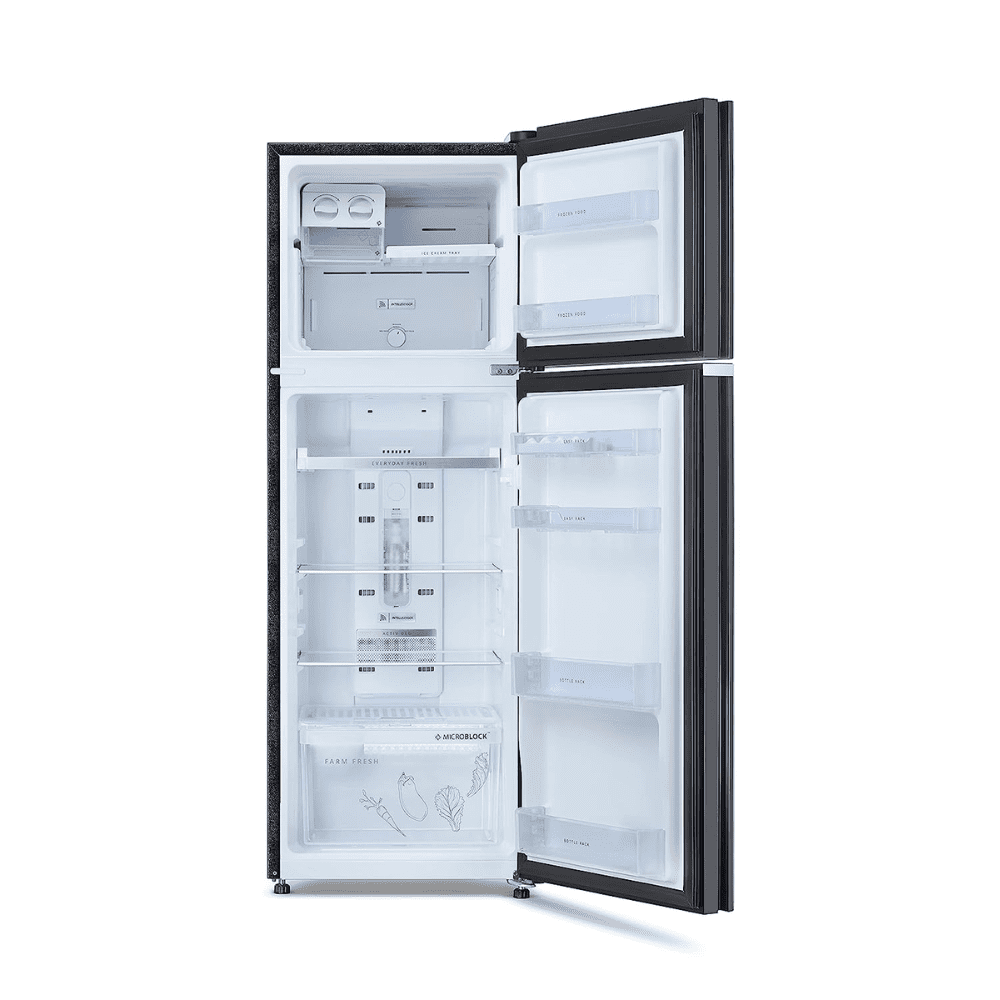 Whirlpool 231 Ltrs 2 Star Inverter Frost Free Double Door Refrigerator (IF INV ELT 278GD bk, Crystal Black)