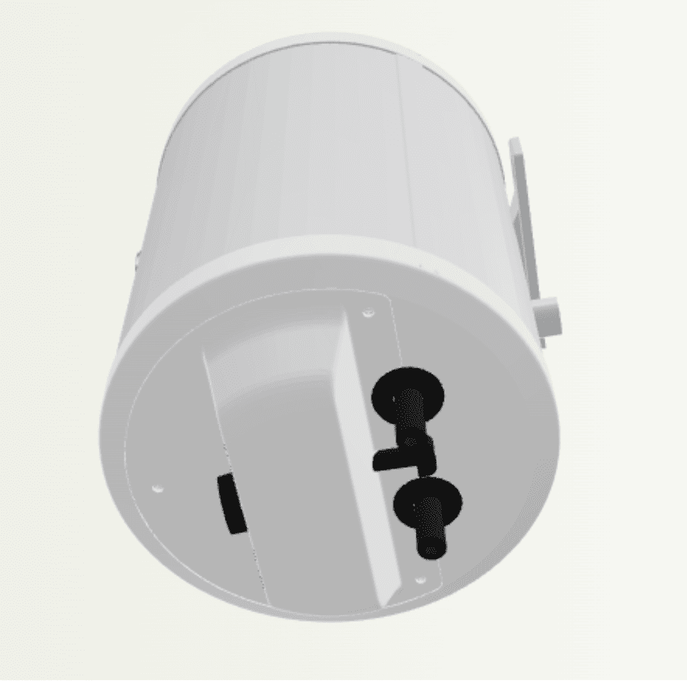 AO Smith 15 Ltrs Vertical Storage Wall Mounting Heater Geyser (ELEGANCE15 Prime, White)
