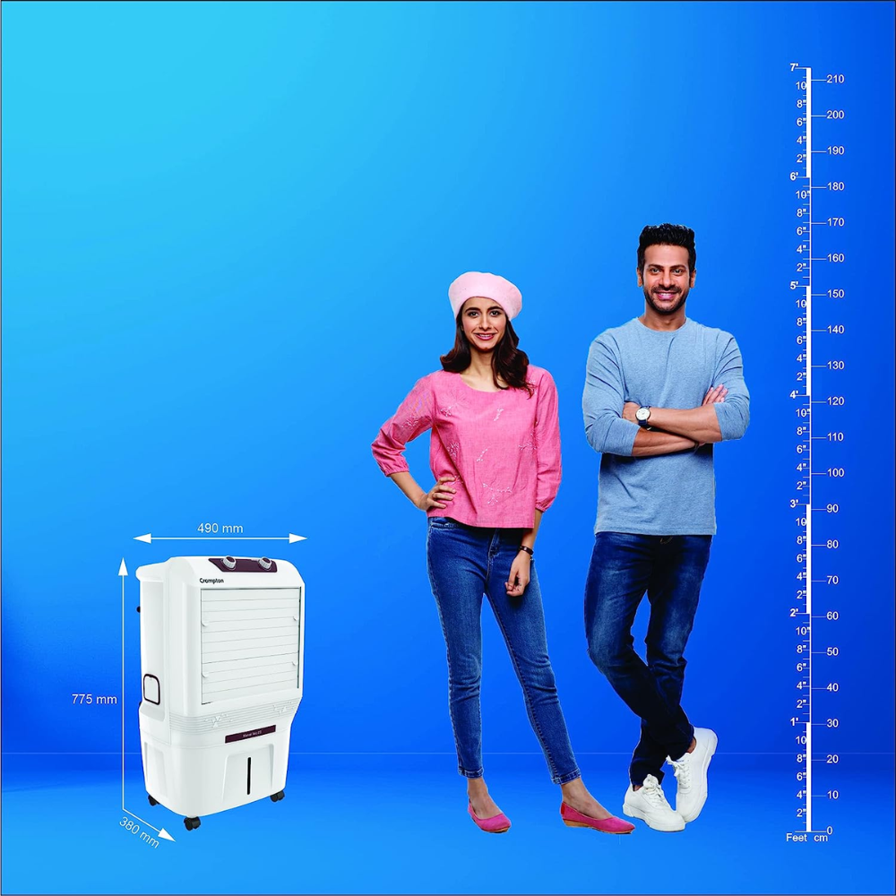 Crompton 23 Ltrs Desert Air Cooler (Marvel23 Neo, White)