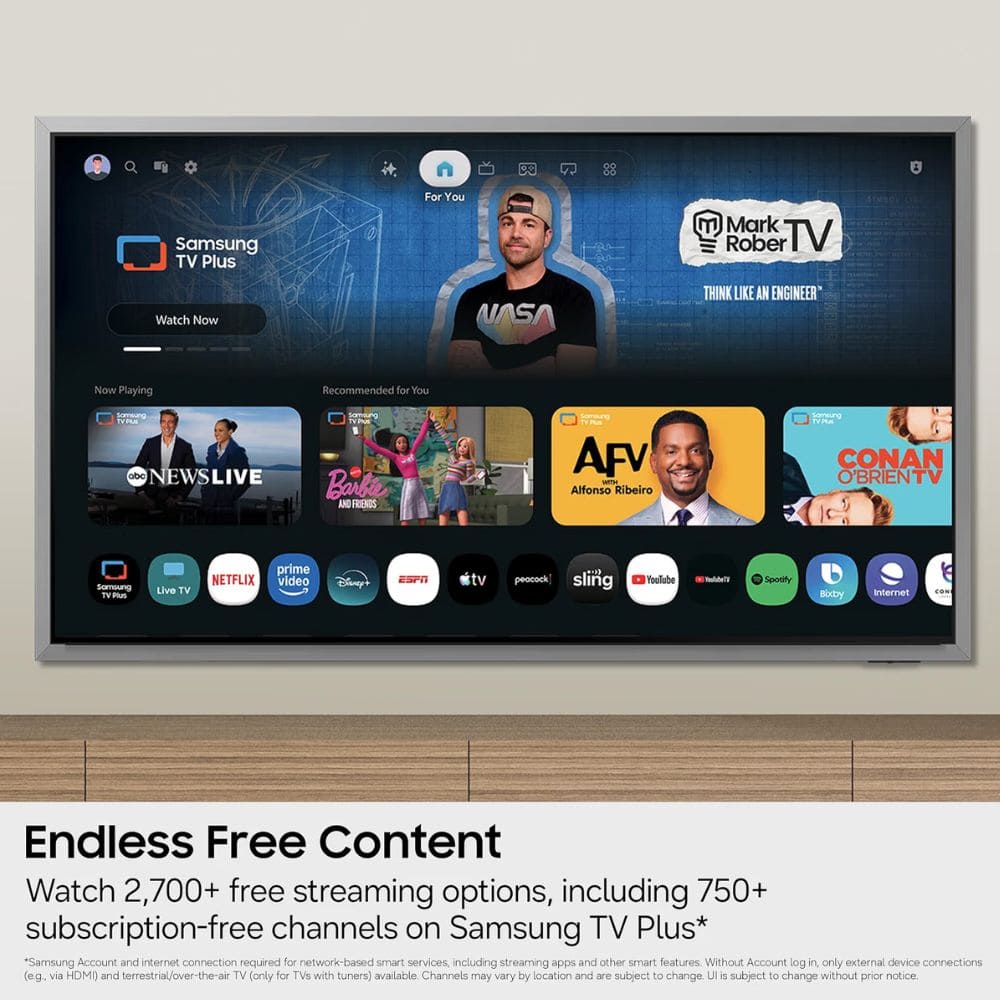 Samsung 75M70H, 75 Inches Mini LED 4K AI Smart TV, Black