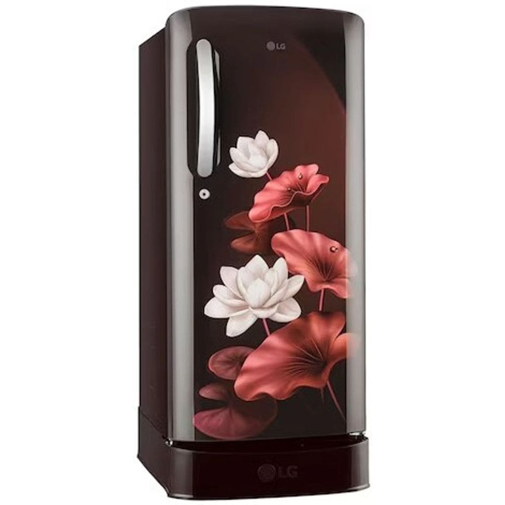 LG 185 Ltrs, 5 Star Direct Cool Single Door Refrigerator (GLD1956ZASL, Scarlet Lotus)