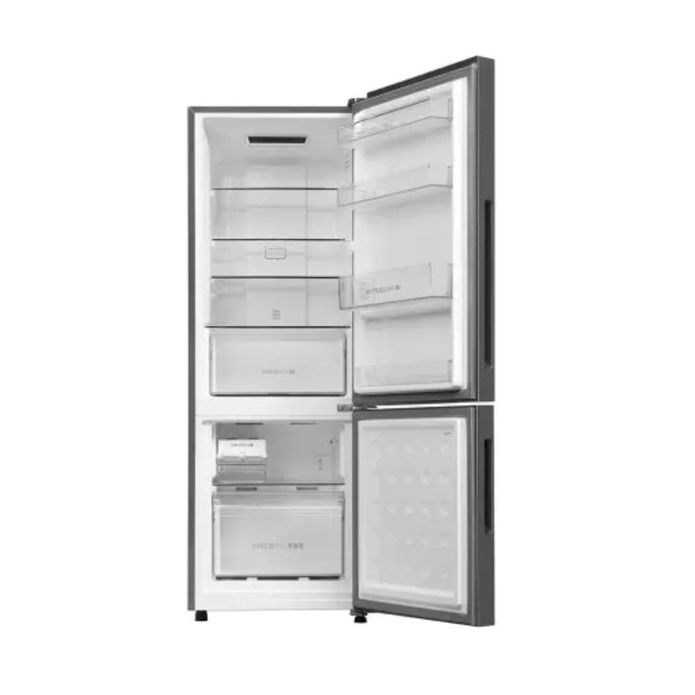 Haier 237 Ltrs, 2 Star Frost Free Double Door Bottom Mount Refrigerator (HRB 2872IEGBA P)