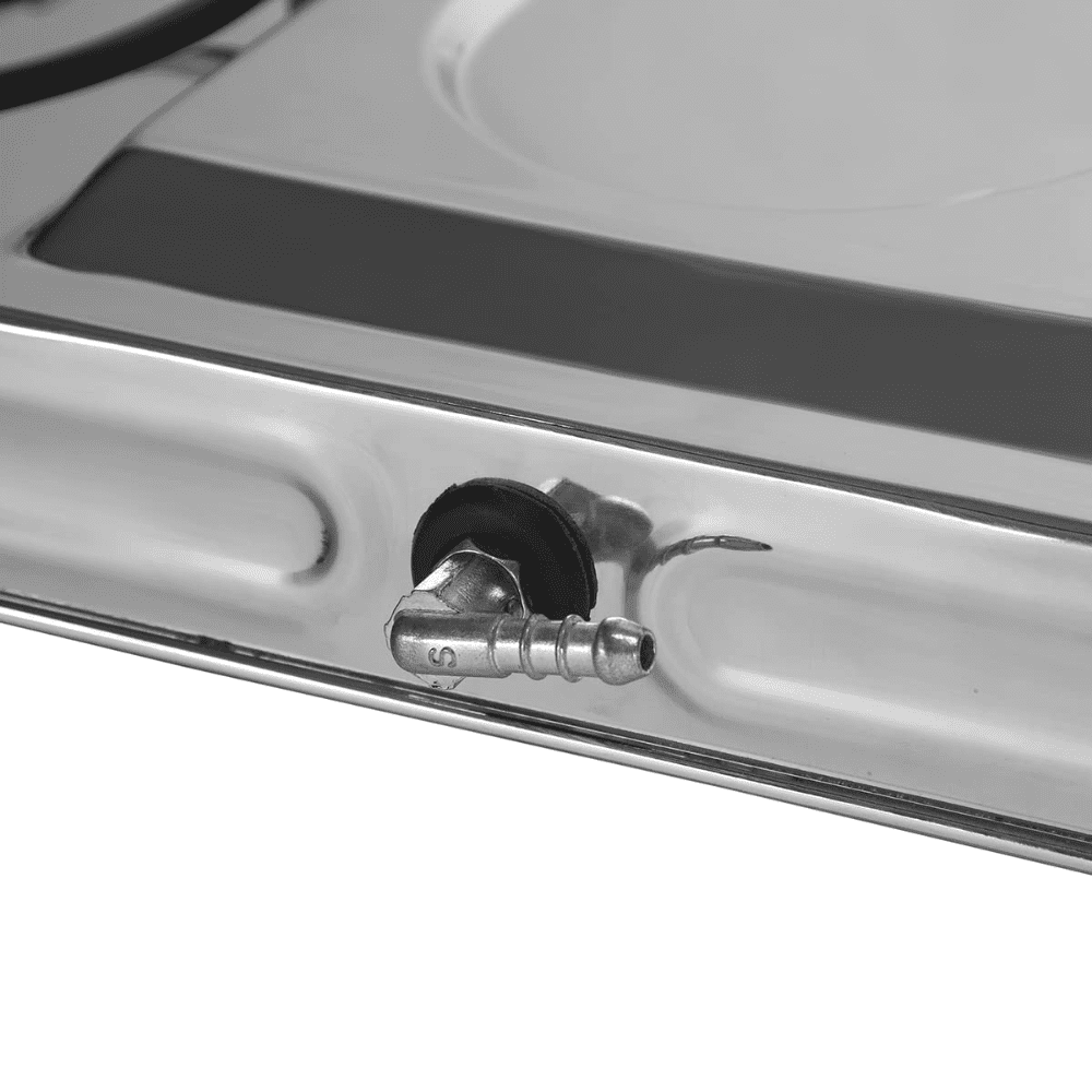 Faber Cooktop, ASTRA 4B SS, 4 Burner 60 cm Manual Ignition Glass Top Brass Burners 4 Medium Gas Stove Glass (Steel Silver Grey)