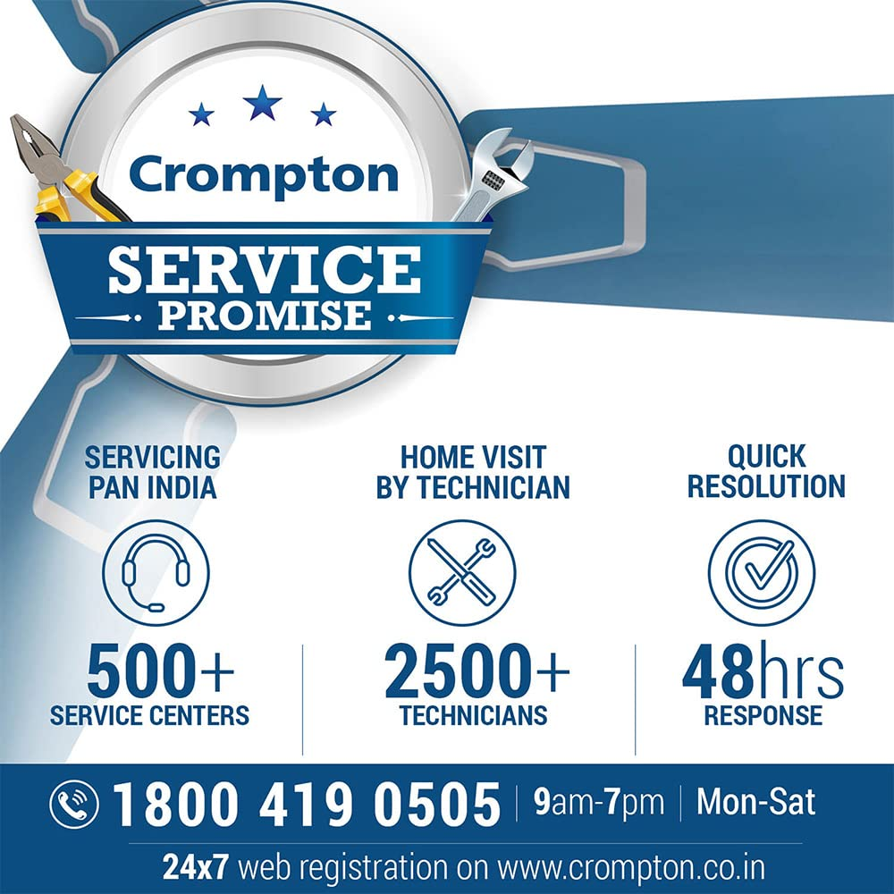 Crompton 150mm Ventilation Fresh Air Exhaust Fan (Mountair New)