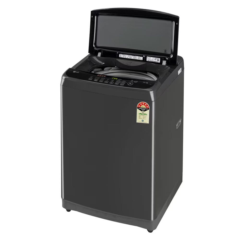 LG 8 Kg 5 Star Fully-Automatic Top Load Washing machine (T80SPMB1Z, Middle Black)