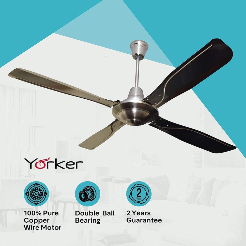 Havells Yorker, 1320mm 3 Blade Ceiling Fan