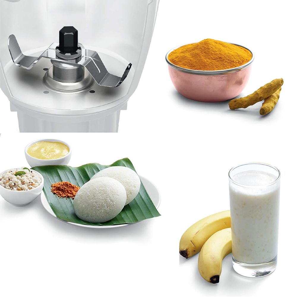 Bosch MG MGM8842MIN, 1000 Watts TrueMixx Pro 4 Jars Mixer Grinder, Black