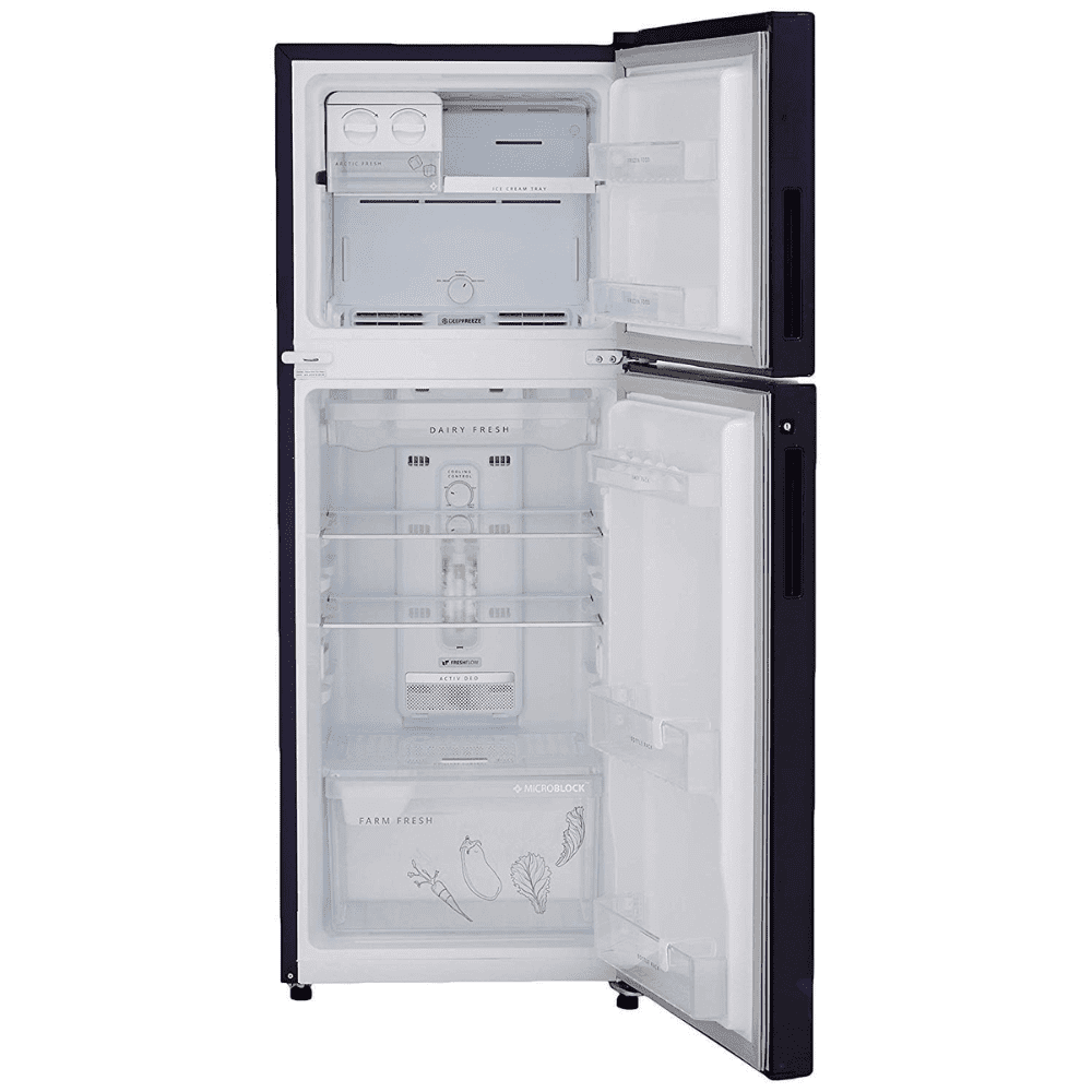 Whirlpool 235 Ltrs 2 Star Inverter Frost Free Double Door Refrigerator (IF INV ELT 278LH, Sapphire Peony Blue)