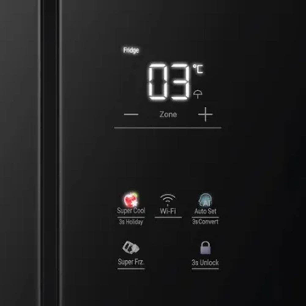 Haier 520 Ltrs 3 Star, Inverter Frost Free, Side-by-Side Refrigerator (HRB-600KGU1-P)