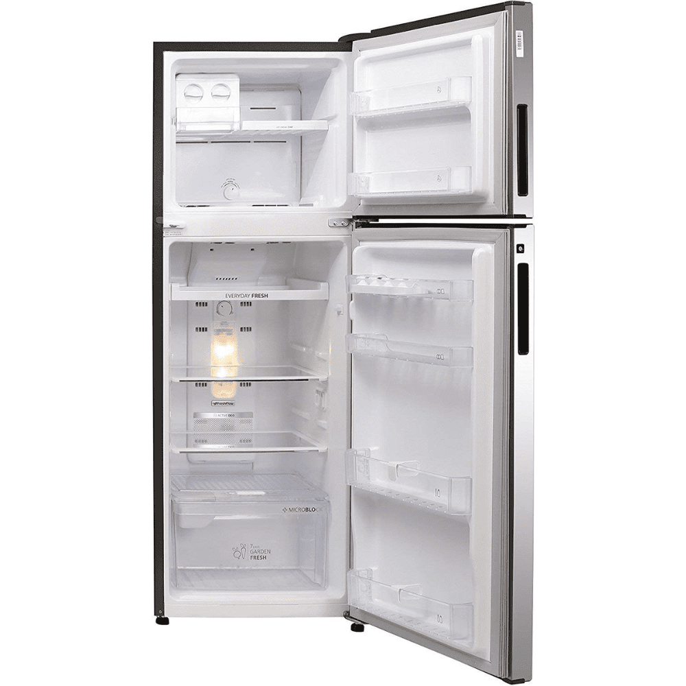 Whirlpool 265 Ltrs 2 Star Inverter Frost Free Double Door Refrigerator (NEO DF 278 PRM ARCTIC STEEL,Grey)