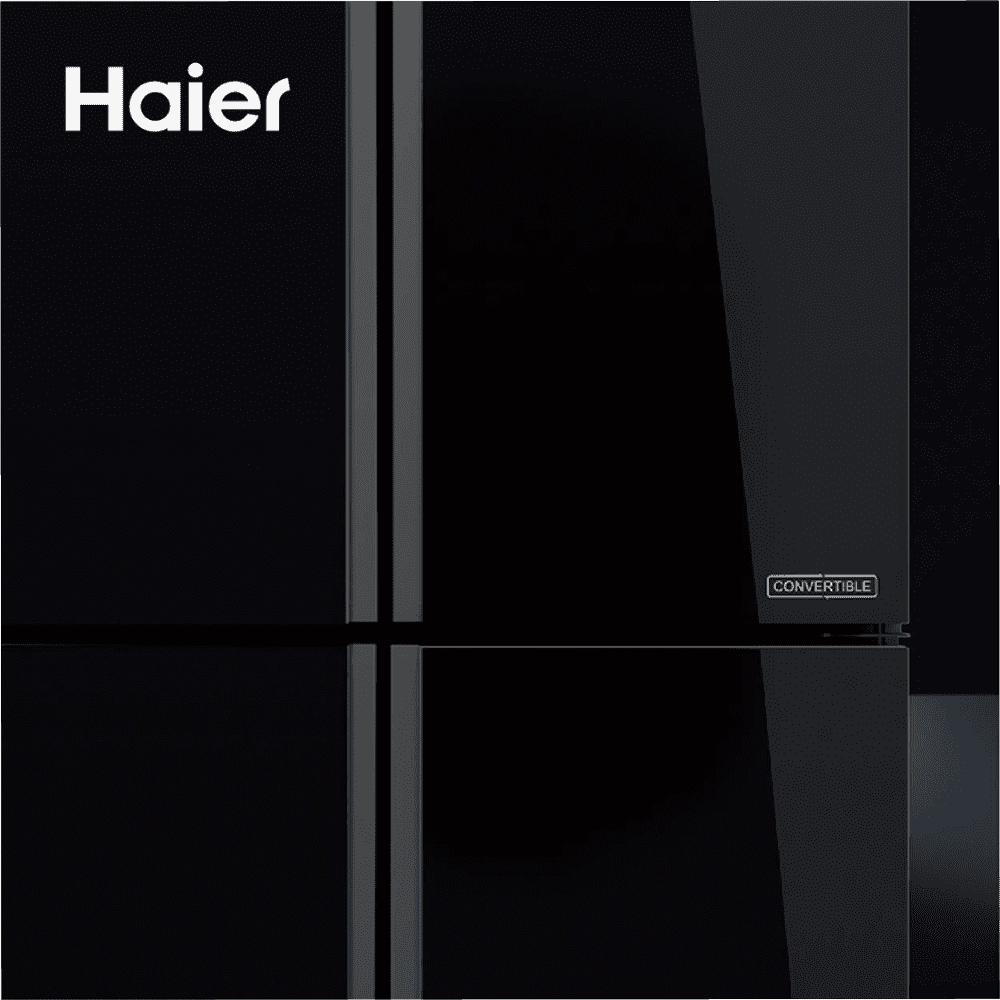 Haier 531 Ltrs 2 Star Inverter Frost Free Side by Side Refrigerator, HRB-550KG, Black