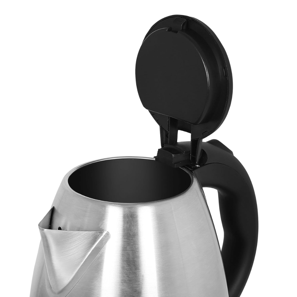 Faber FK 1.2 SS, 2200 Watts 1.2 Litres Stainless Steel Electric Kettle, SS Body Cool Touch Handle (Black)