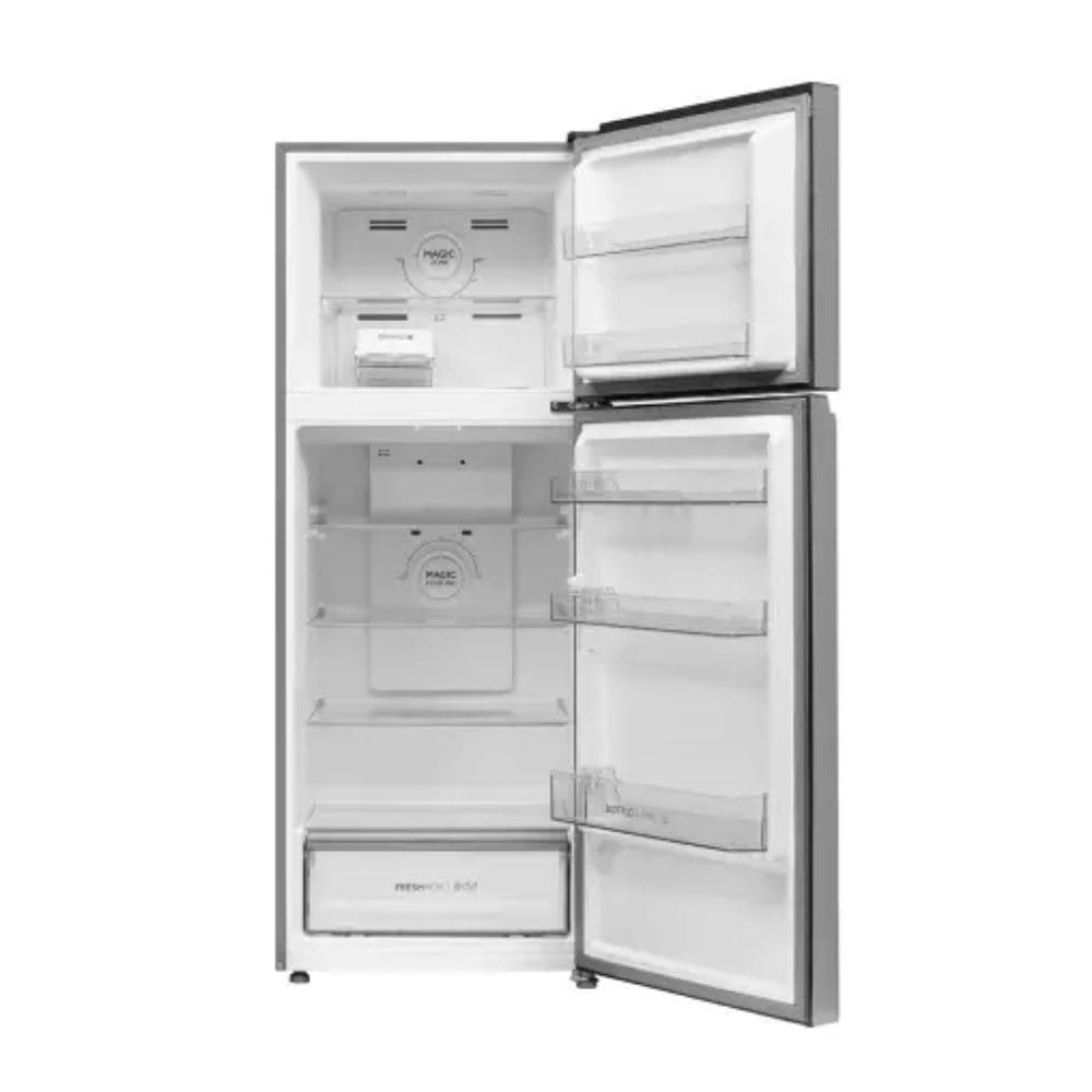 Haier 328 Ltrs, 2 Star Frost Free Double Door Frost Free Top Mount Refrigerator (HRF 3782BNSA P)