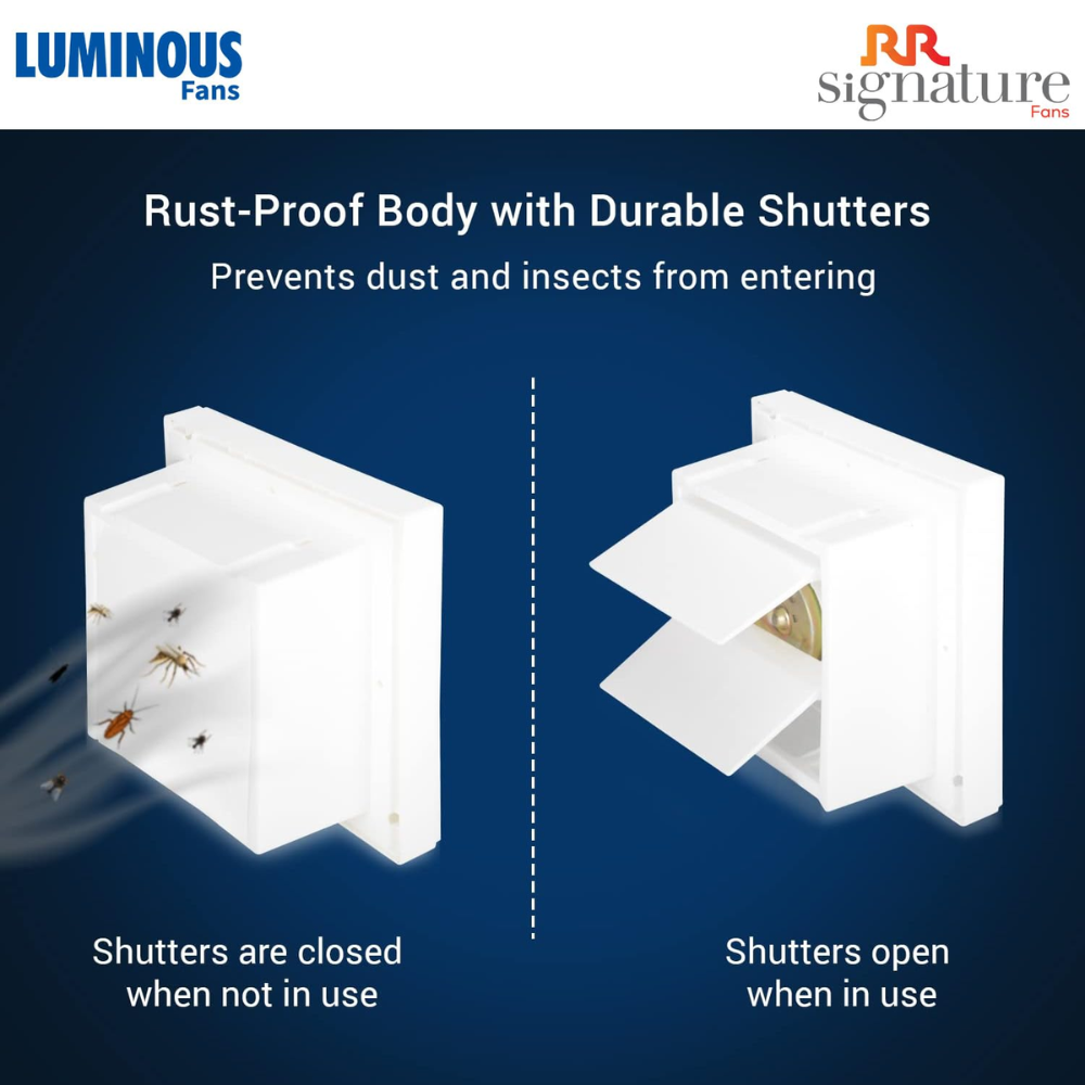Luminous 150mm Strong Air Suction Air Exhaust Fan (Vento Deluxe)
