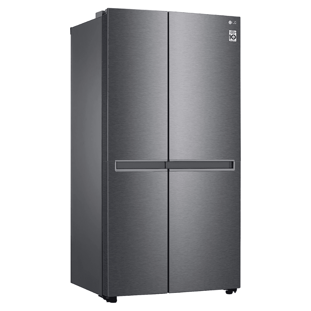 LG 688 Ltrs 5 Star Smart Frost Free Side by Side Refrigerator (GC-B257KQDV, Graphite Steel)