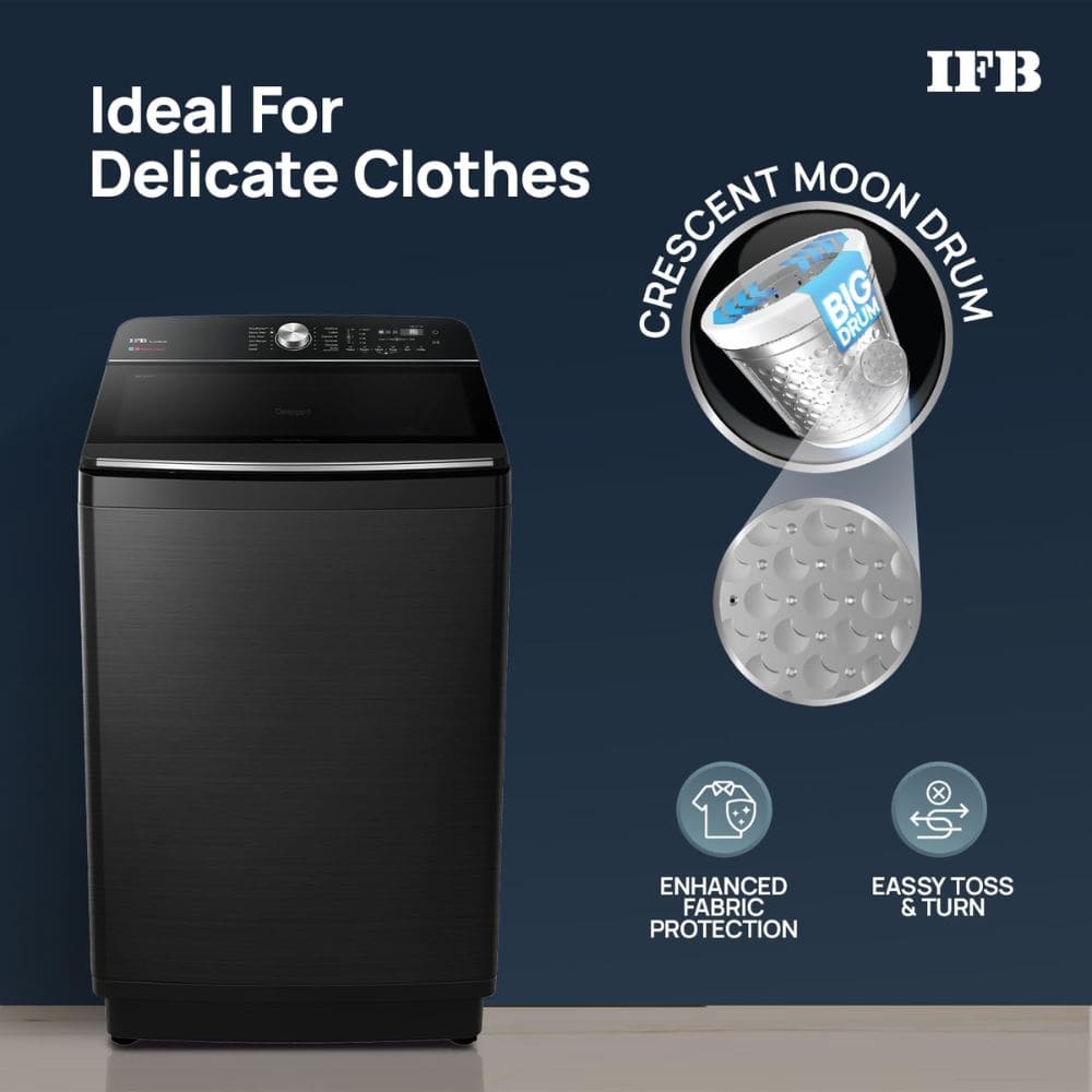 IFB 12 Kg 5 star Fully-Automatic Top Load Washing Machine (TL121BL4SN)