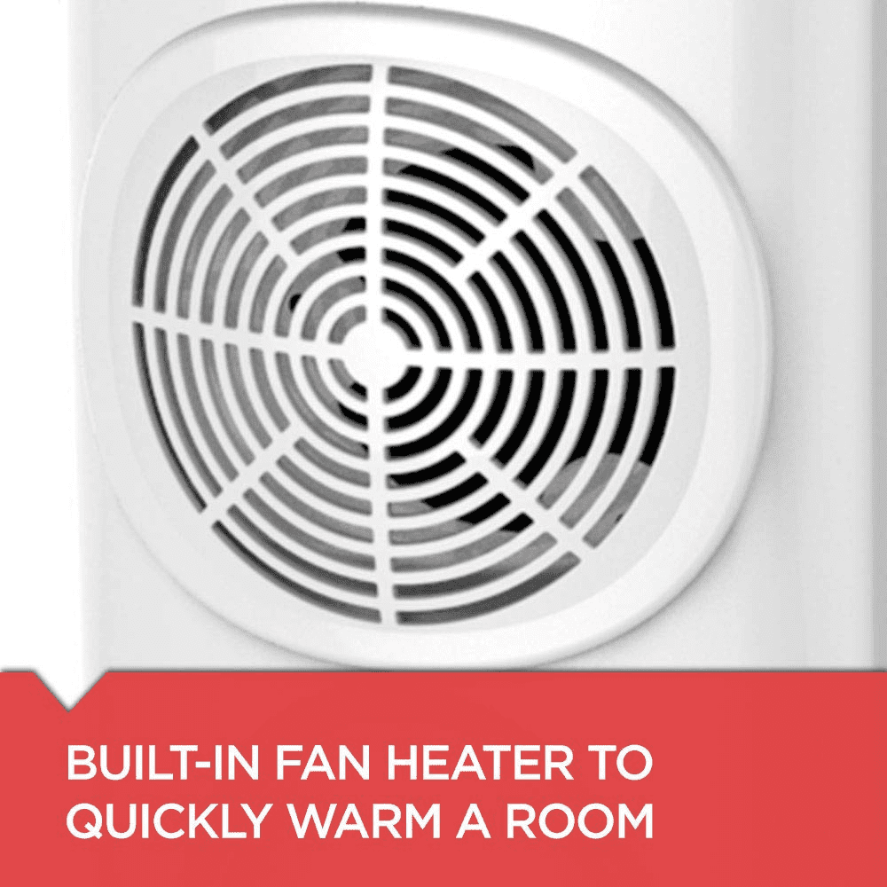 Black+Decker 13 Straight Fins, 2800 Watts Oil Filled Radiator Room Heater (OFR 13F, White)