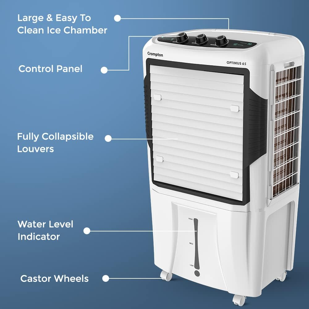 Crompton 65 Litres Desert Air Cooler (OPTIMUS65)