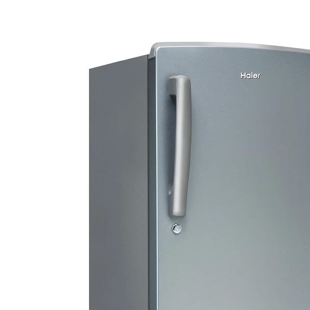 Haier 100 Ltrs, 2 Star Direct Cool Single Door Mini Bar Refrigerator (HRD 1252KSA, Black Steel)