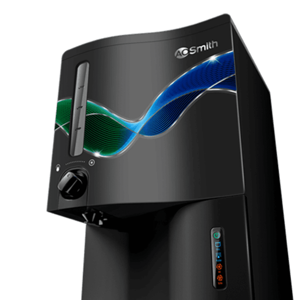 AO Smith P5 PROPLANET, 5 Ltrs Storage, RO + SCMT Min tech Electrical Water Purifier (IGR009081RPBNN5, Black)