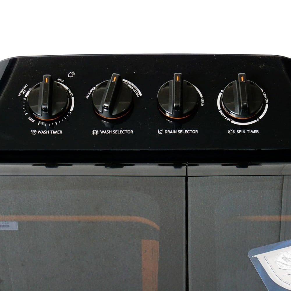 Lloyd 12 Kg 5 Star Semi-Automatic Top Load Washing machine (GLWS125EPHVG, Grey)