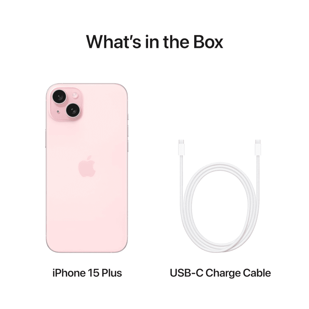 Apple iPhone 15 Plus 128 GB Storage Colour Available in Blue,Yellow,Black,Pink,Green