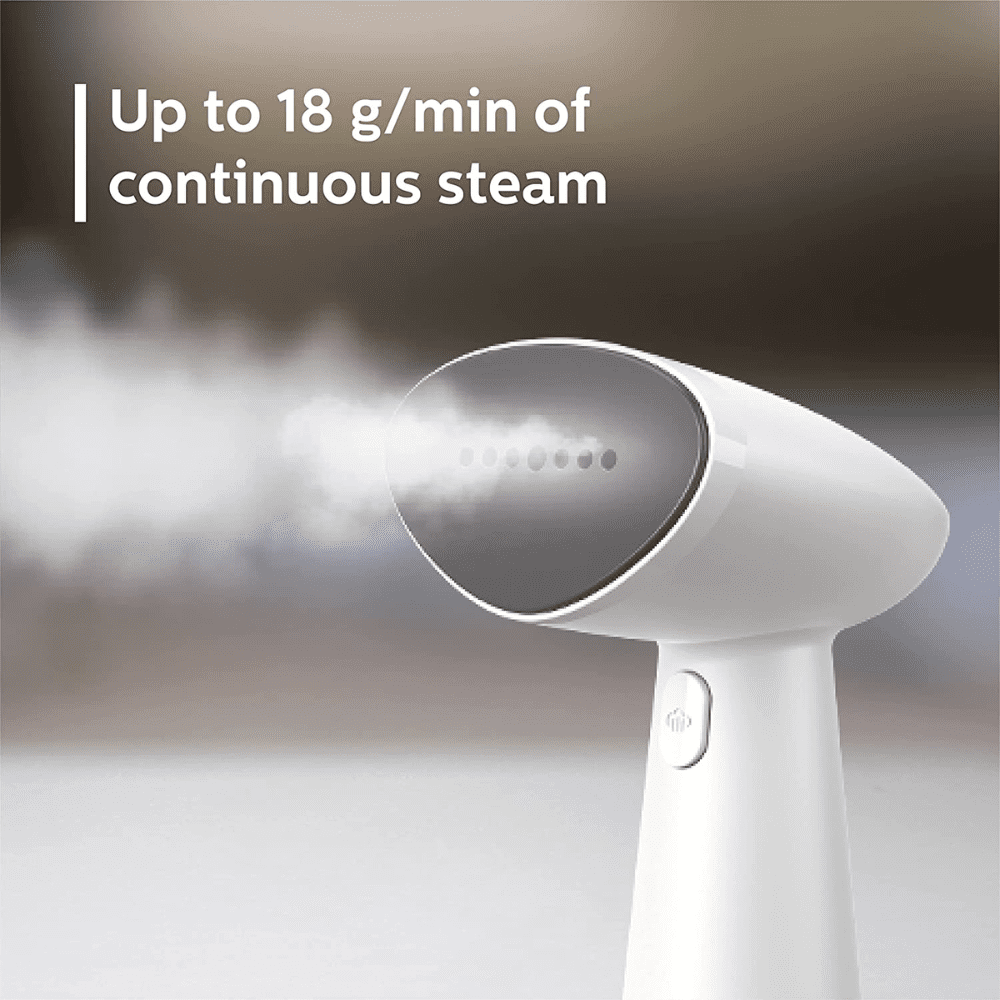 Philips STH1010/10,  900 Watt Handheld Garment Steamer (White & Grey)
