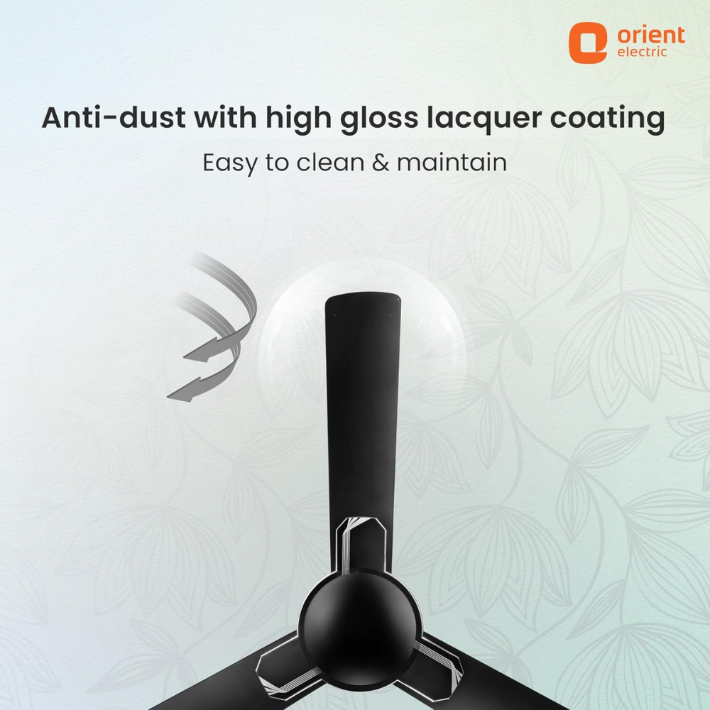 Orient Electric Mozart, 1200mm 3 Blade Minimalist Designer Ceiling Fan