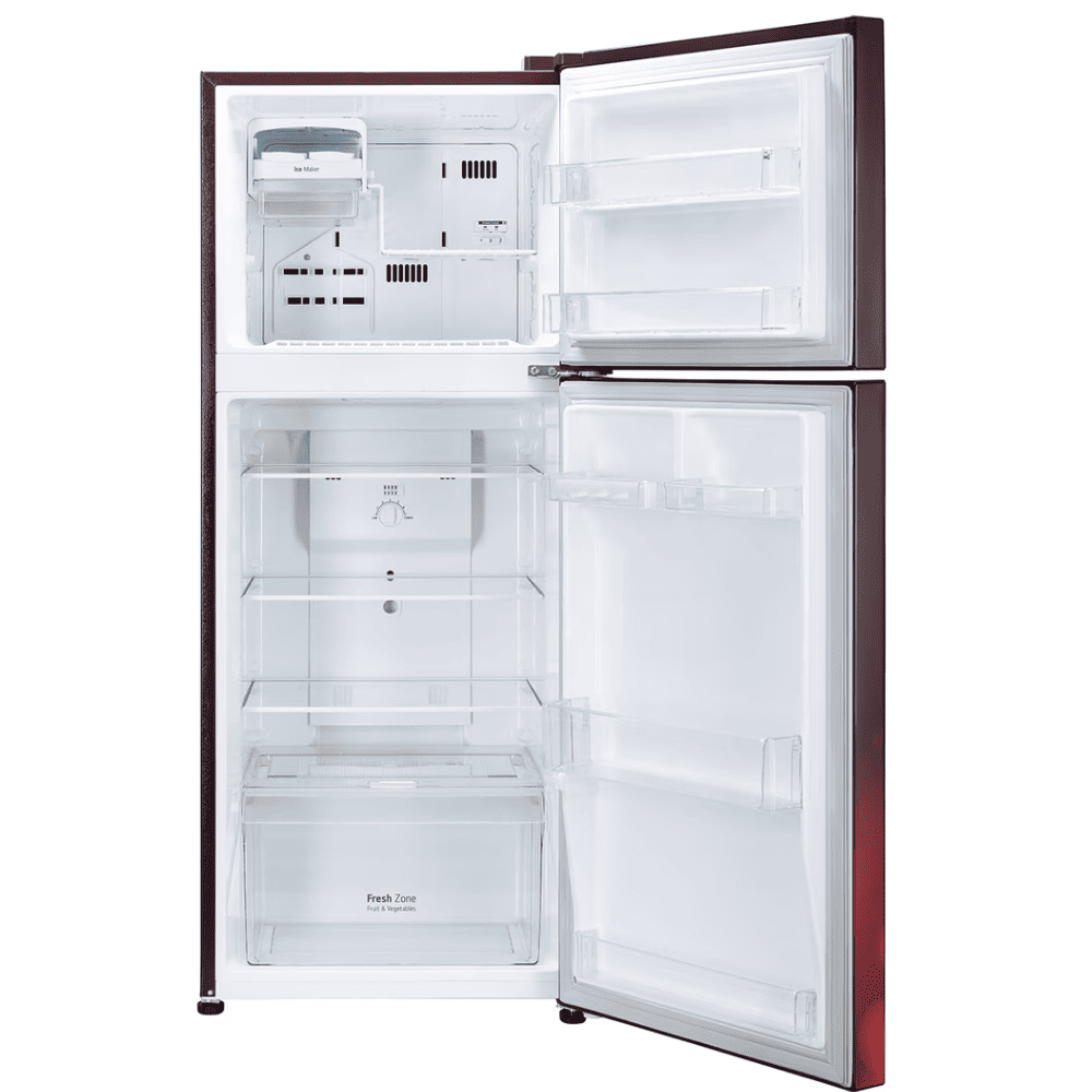 LG 242 Ltrs 2 Star, Inverter Frost Free, Double Door Refrigerator (GL-N292BSCY)