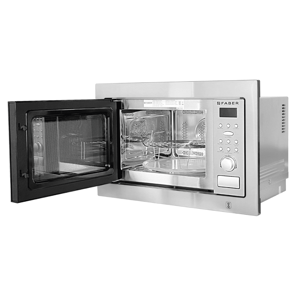 Faber 25 Ltrs Stainless Steel Convection Microwave Oven (FBIMWO 25 LCGS/FG,Silver)