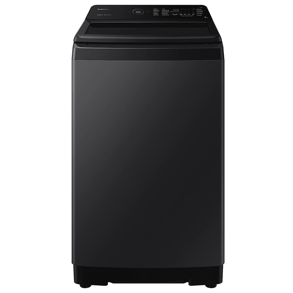 Samsung 8 Kg 5 Star Fully Automatic Top Load Washing Machine (WA80BG4545BVTL, Black Caviar)