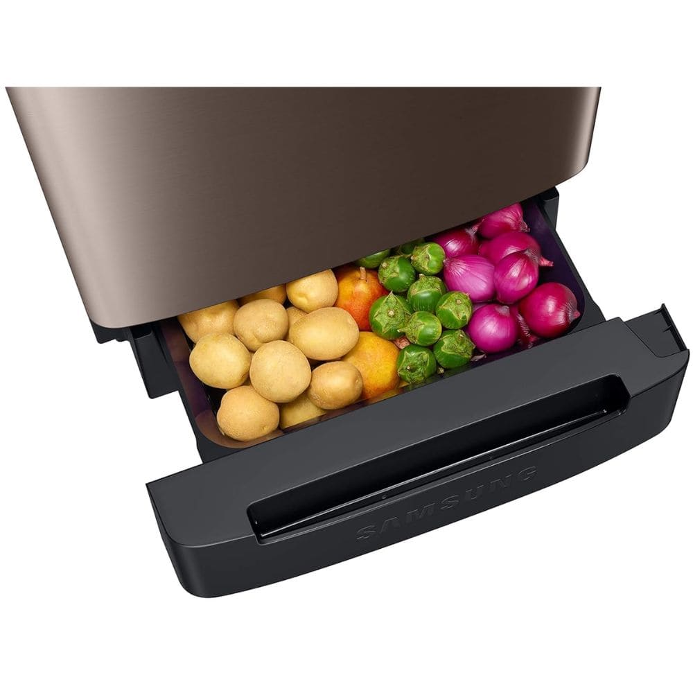 Samsung RR21C2H25DX, 189 Ltrs Direct Cool Single Door Refrigerator, Luxe Brown