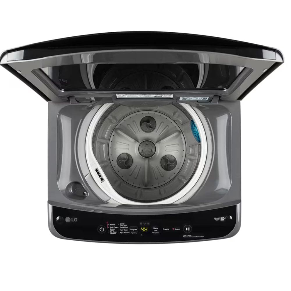 LG 7.5 Kg 5 Star Fully-Automatic Top Load Washing machine (T75VBMB1S, Grey)